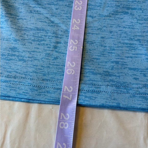 Light Blue Quarter-Zip Performance Pullover - Picture 9 of 9